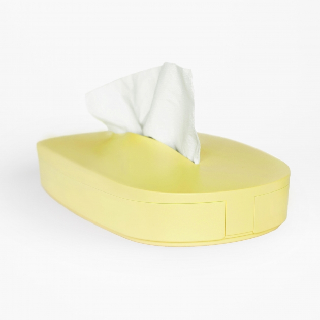 Flexible Tissue Box - Primrose Yellow 2